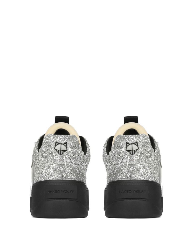 Adidasi Naked Wolfe Kosa Sparkle Barbati Argintii Negrii | Romania 326HQMGI