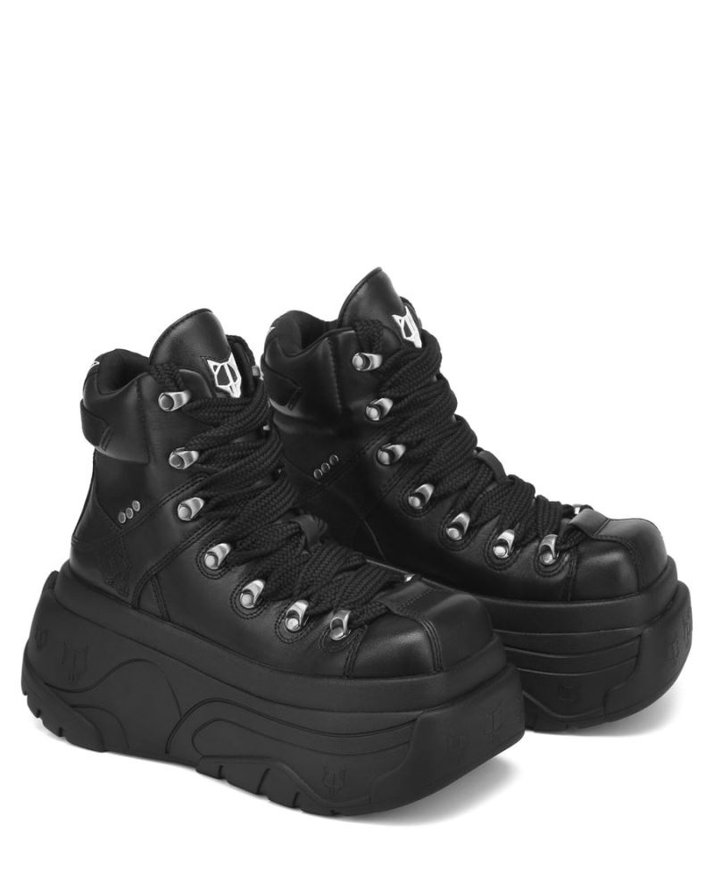 Adidasi Naked Wolfe Radiant Piele Dama Negrii | Romania 316GMEZI