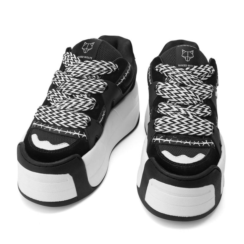 Adidasi Naked Wolfe Slider Dama Negrii | Romania 579ICTDF