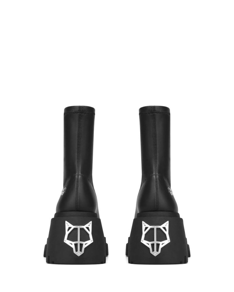 Cizme cu Platforma Naked Wolfe Secret Dama Negrii | Romania 563ABMDH