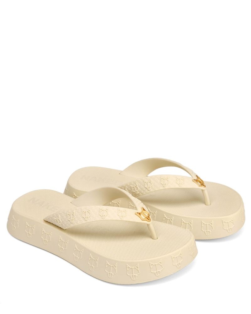 Flip Flops Naked Wolfe Holiday Dama Bej | Romania 608NULIA