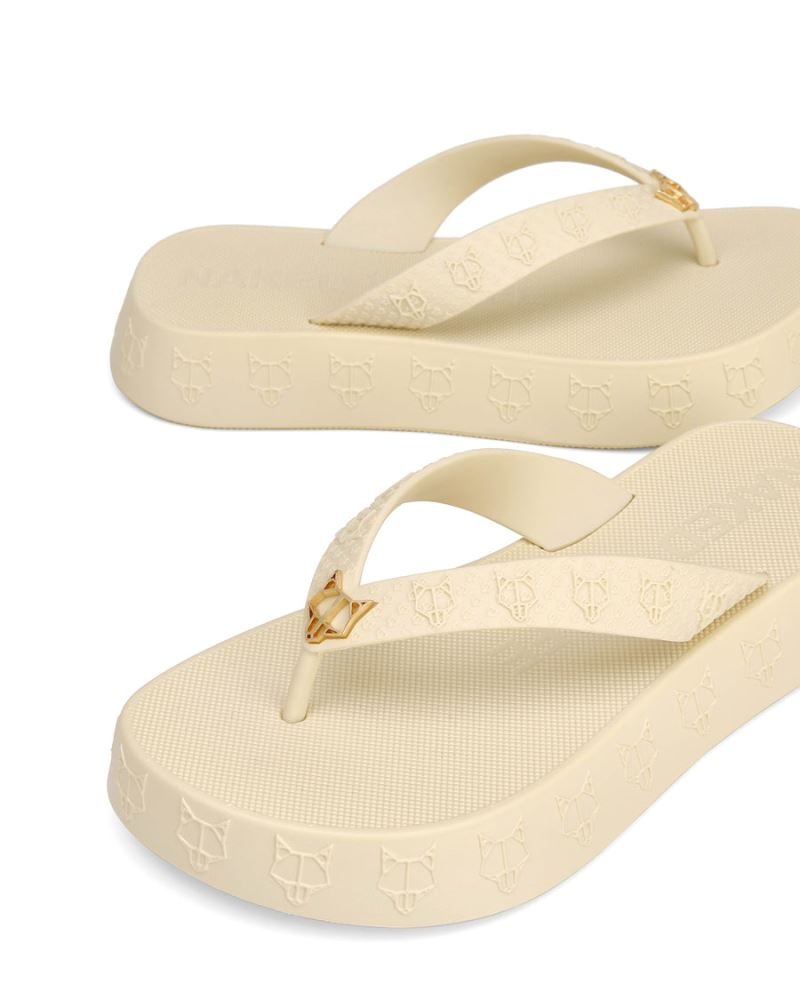 Flip Flops Naked Wolfe Holiday Dama Bej | Romania 608NULIA