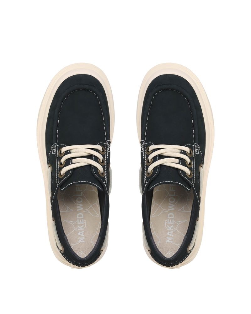 Mocasini Naked Wolfe Dock Barbati Bleumarin | Romania 693NVFMI