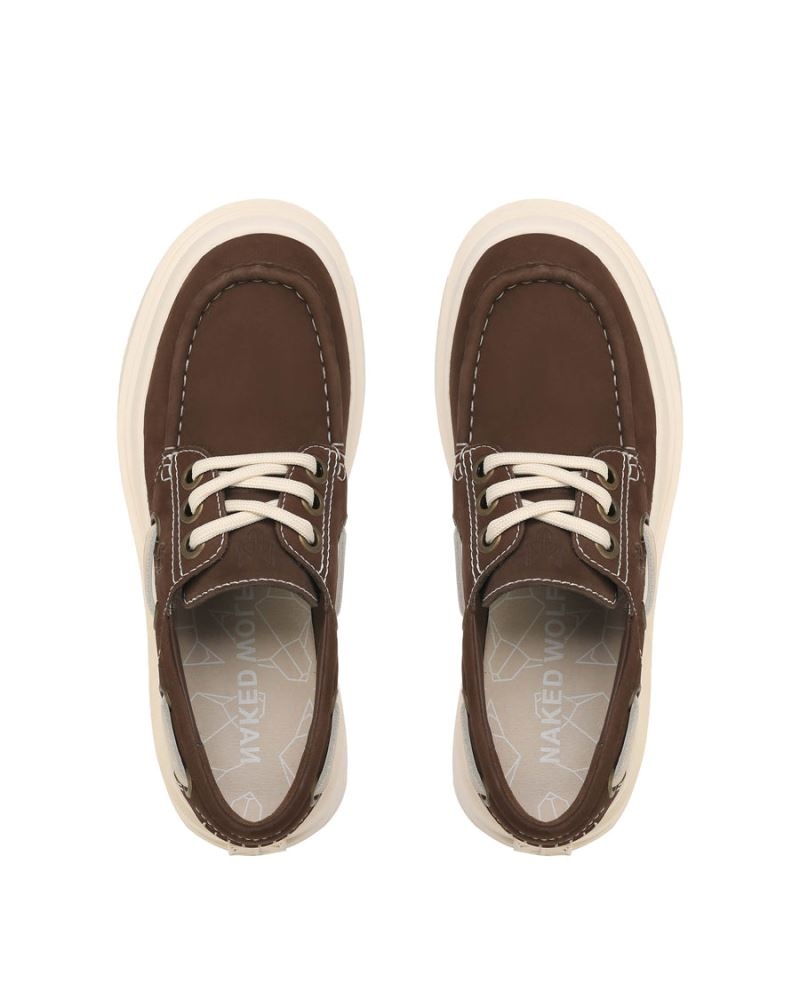 Mocasini Naked Wolfe Dock Barbati Maro | Romania 617IPZRS