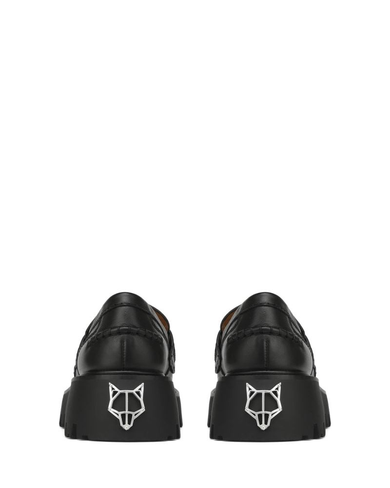 Mocasini Naked Wolfe Flawless Piele Dama Negrii | Romania 486UXHPV