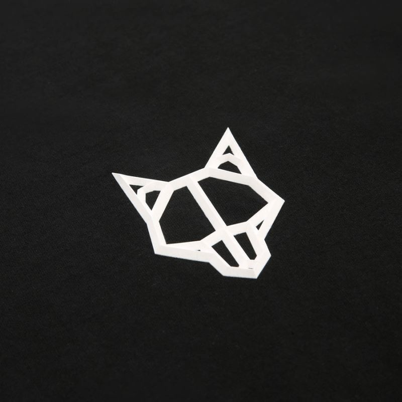 Tricou Naked Wolfe Logo Barbati Negrii | Romania 625BKUHJ